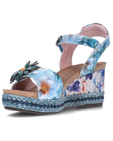 LAURA VITA SANDALIAS PARA MUJER FACYO 75 FLORES BLEU