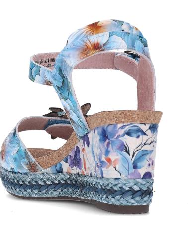 LAURA VITA SANDALIAS PARA MUJER FACYO 75 FLORES BLEU