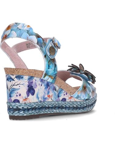 LAURA VITA SANDALIAS PARA MUJER FACYO 75 FLORES BLEU