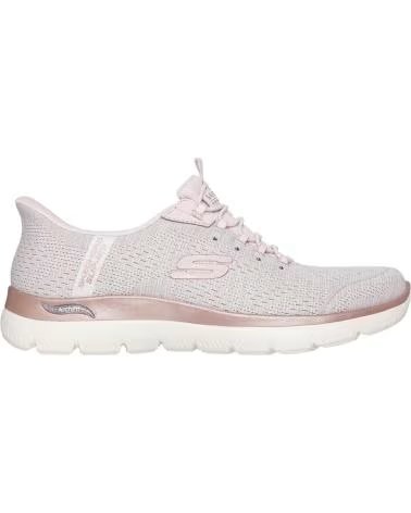 SKECHERS SLIP-INS SUMMITS ARCH FIT SOFT SHIMMER ROSA