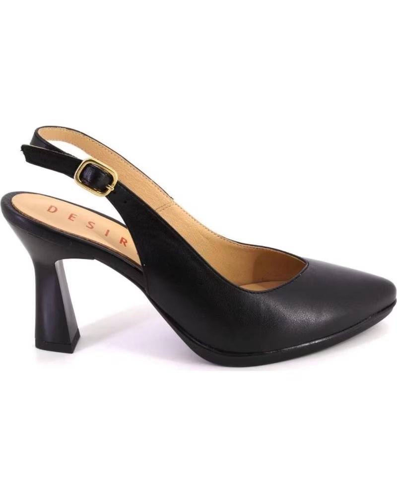 DESIREÉ CHAUSSURE OUVERTE À L´ARRIÈRE SAGA14 DESIREÉ NEGRO