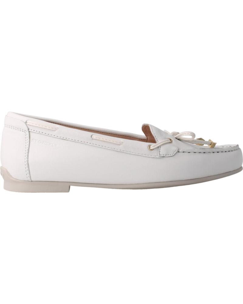 Mocasines de Mujer STONEFLY MOCASIN LAZO WHITE