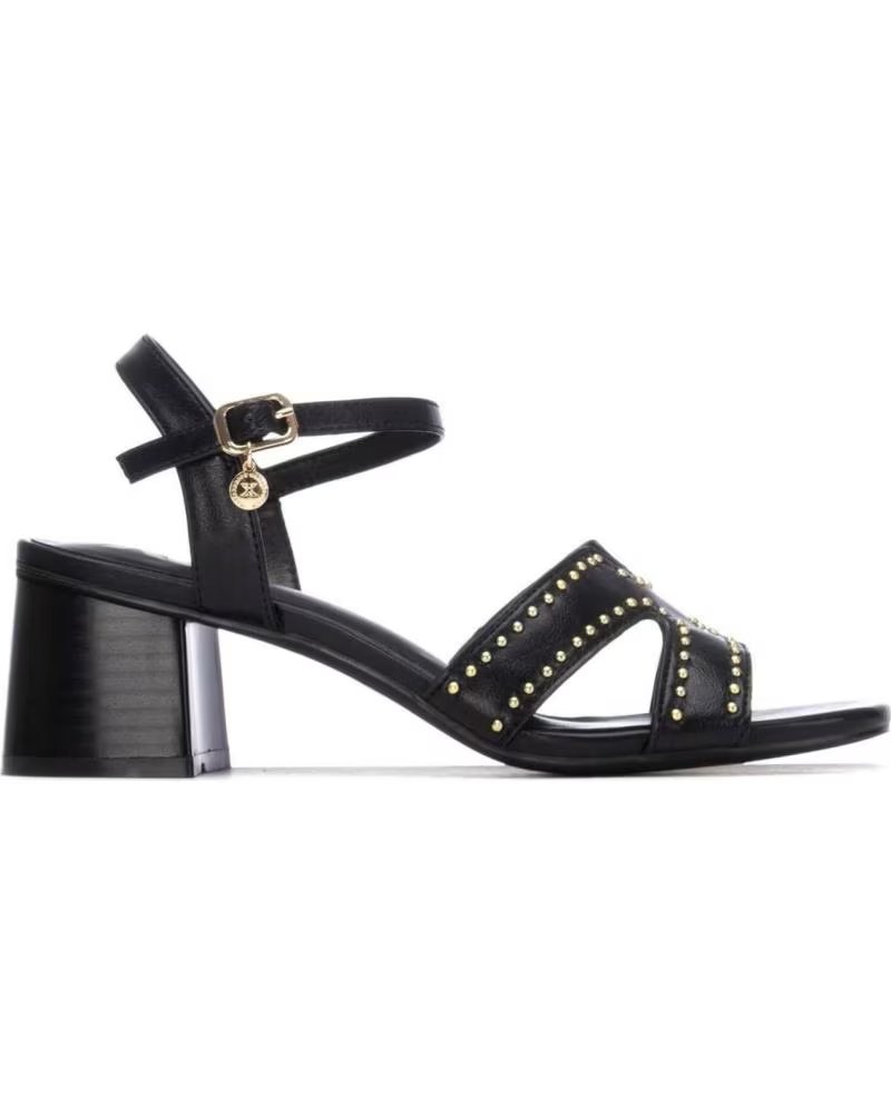 XTI XTI 145464 SANDALEN MIT NIETENBESETZTEN RIEMEN UND BLOCKABSATZ NEGRO