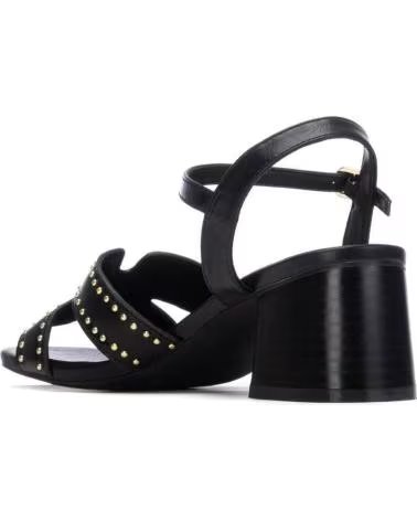 XTI XTI 145464 SANDALEN MIT NIETENBESETZTEN RIEMEN UND BLOCKABSATZ NEGRO