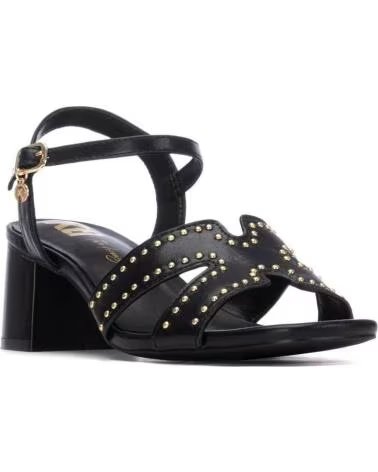 XTI XTI 145464 SANDALEN MIT NIETENBESETZTEN RIEMEN UND BLOCKABSATZ NEGRO