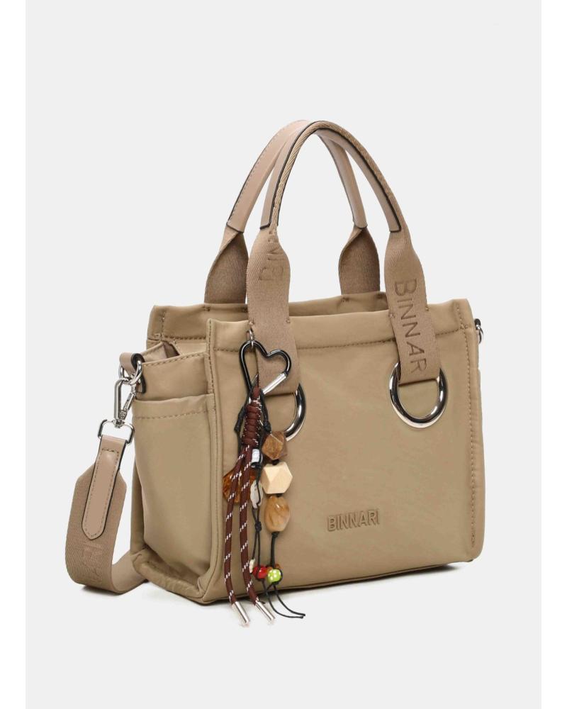 BINNARI BANDOLERA XARA EN COLOR BEIGE PARA MUJER KAKI
