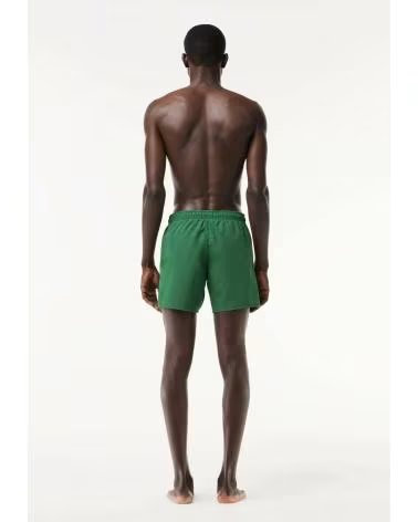 LACOSTE MAILLOT DE BAIN COUPE CLASSIQUE VERT VERDE