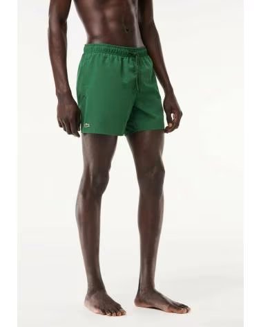 LACOSTE MAILLOT DE BAIN COUPE CLASSIQUE VERT VERDE