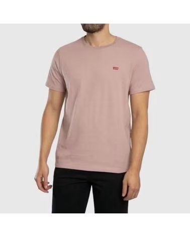 LEVIS T-SHIRT LEVI´S BASIC A MANICHE CORTE DA UOMO - ROSA SCURO