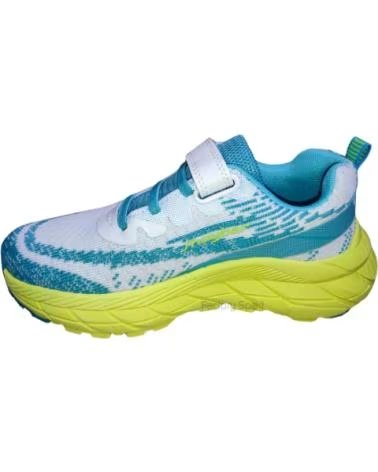 JHAYBER RIEL JUNIOR SNEAKERS WITH VELCRO CLOSURE BLANCO-VERDE
