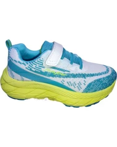 JHAYBER RIEL JUNIOR SNEAKERS WITH VELCRO CLOSURE BLANCO-VERDE