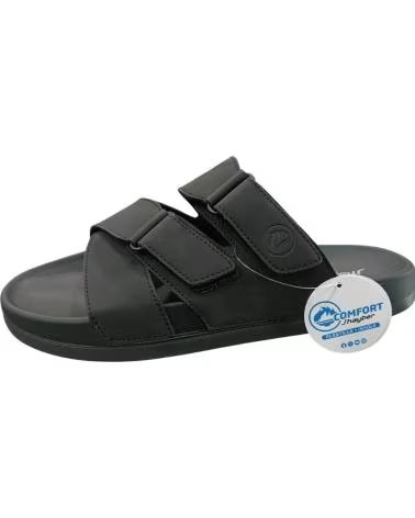 JHAYBER BASEL COMFORT 200 SANDAL WITH ADJUSTABLE CLOSURE NEGRO