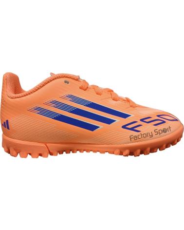 ADIDAS BOTAS DE FÚTBOL ADIDAS F50 CLUB TF PARA NIÑOS NARANJA-AZUL