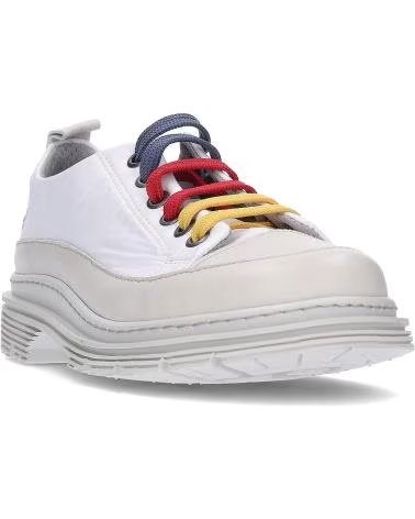 Sneaker für Damen ART LÄSSIGE SNEAKER ART 1894 MIT MEHRFARBIGEN SCHNÜRSENKELN WHITE