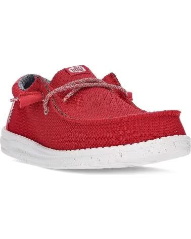 HEY DUDE HEY DUDE WALLY SPORT MESH 40403 SHOES DARKRED