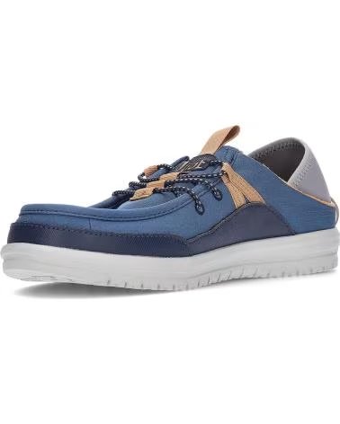 HEY DUDE SNEAKERS BRADLEY BLIPPER IN NYLON BLUE