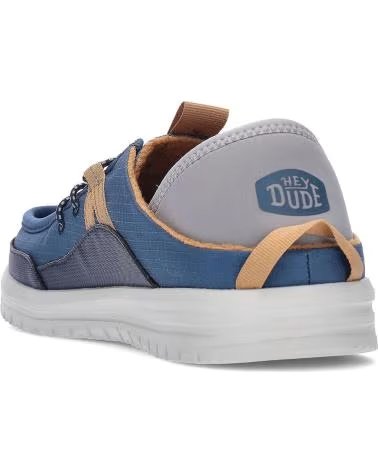 HEY DUDE SNEAKERS BRADLEY BLIPPER IN NYLON BLUE