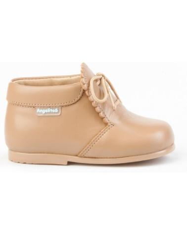Botins de Menina ANGELITOS BOTITA GALES PIEL 422 CAMEL