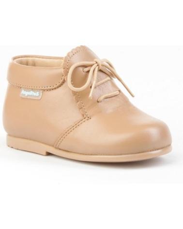 Botins de Menina ANGELITOS BOTITA GALES PIEL 422 CAMEL