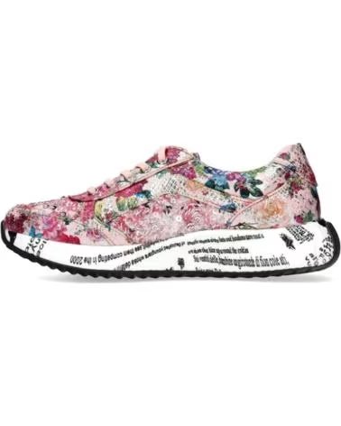LAURA VITA BURTON 11 URBAN-SNEAKER MIT BLUMENMUSTER ROSA