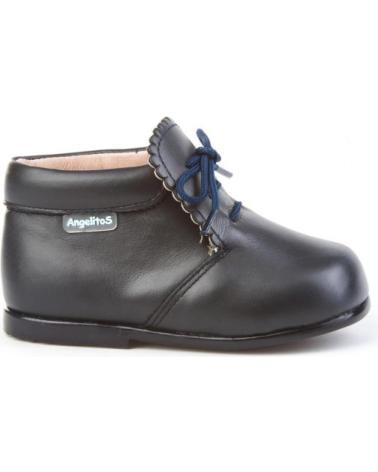 girl Mid boots ANGELITOS BOTITA GALES PIEL 422 MARINO