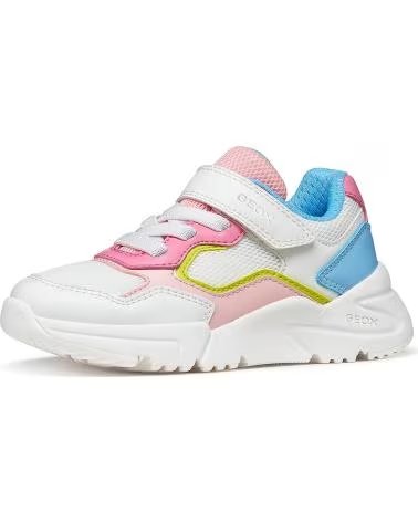 GEOX ZAPATILLAS NINA MODELO J LOFTUS COLOR BLANCO C0406