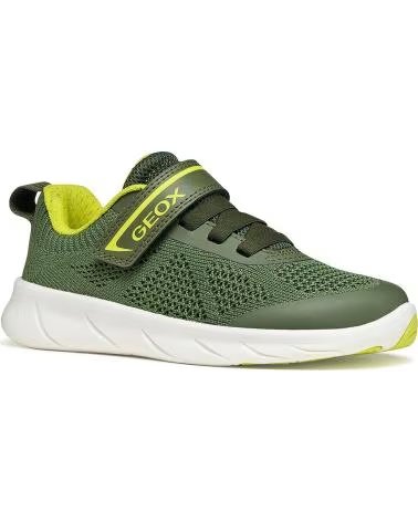 GEOX ZAPATILLAS NINO MODELO J FOOT RUN COLOR VERDE C0914