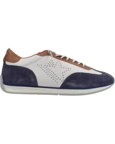 CETTI ZAPATILLAS 1381 EN PIEL Y ANTE BLANCO