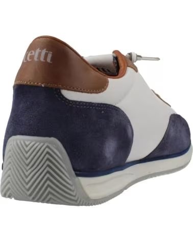 CETTI ZAPATILLAS 1381 EN PIEL Y ANTE BLANCO