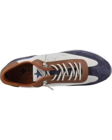 CETTI ZAPATILLAS 1381 EN PIEL Y ANTE BLANCO