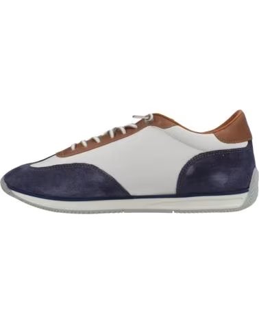 CETTI ZAPATILLAS 1381 EN PIEL Y ANTE BLANCO