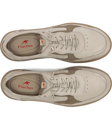 FLUCHOS ZAPATILLAS DEPORTIVAS LENOX F2239 DE FLUCHOS EN PIEL VEGABUCK VEGABUCKHIELO