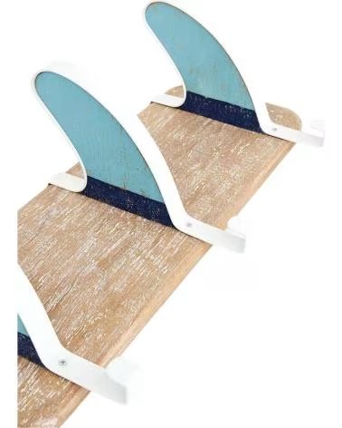 BATELA CABIDEIRO DE PAREDE ESTILO NÁUTICO COM BARBATANAS DE SURF AZUL