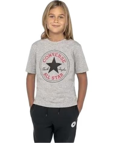 CONVERSE T-SHIRT DE MANGA CURTA CONVERSE ALL STAR GRIS