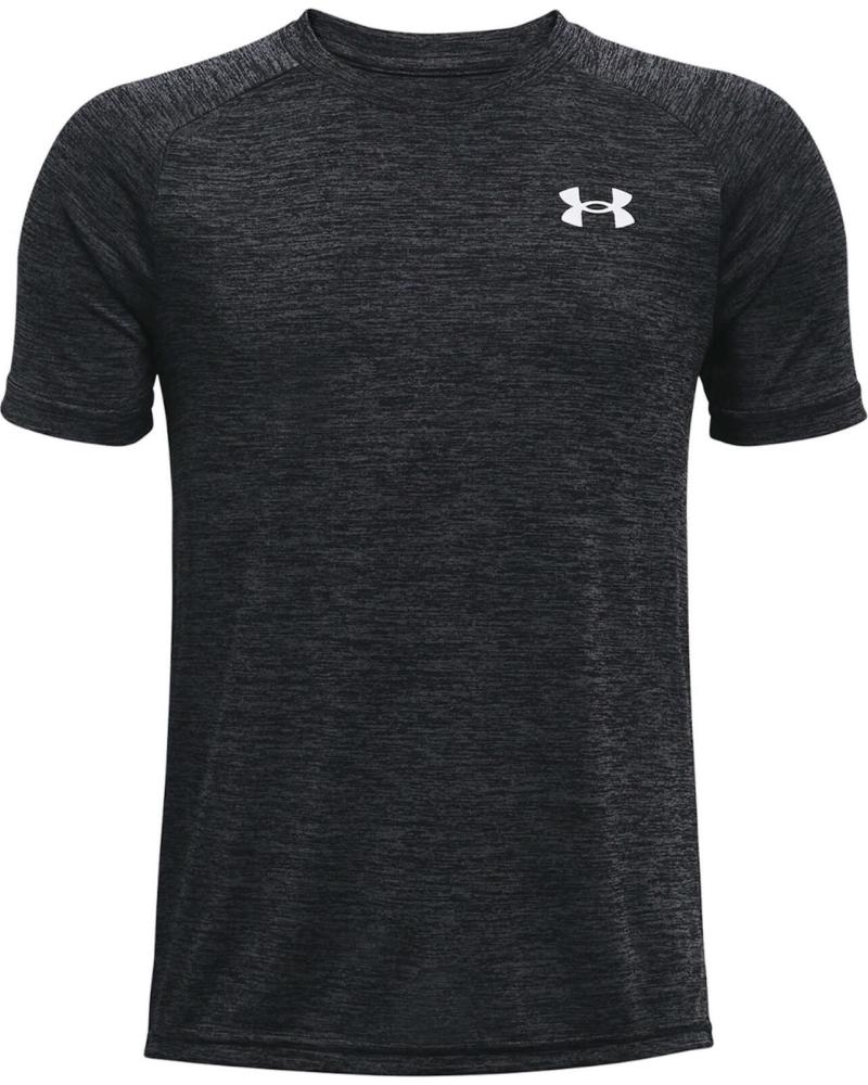 UNDER ARMOUR CAMISETA DE MANGA CORTA 1363284-001 EN NEGRO PARA NINOS UNIS BLACK