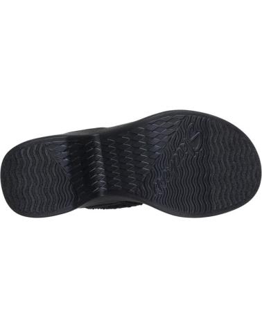 SKECHERS SANDALIAS DE TACON MUJER CALI DAY - NEGRO