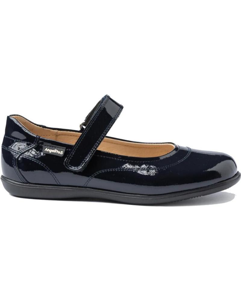 Scarpe per Bambina ANGELITOS ESCOLAR PIEL 459 MARINO