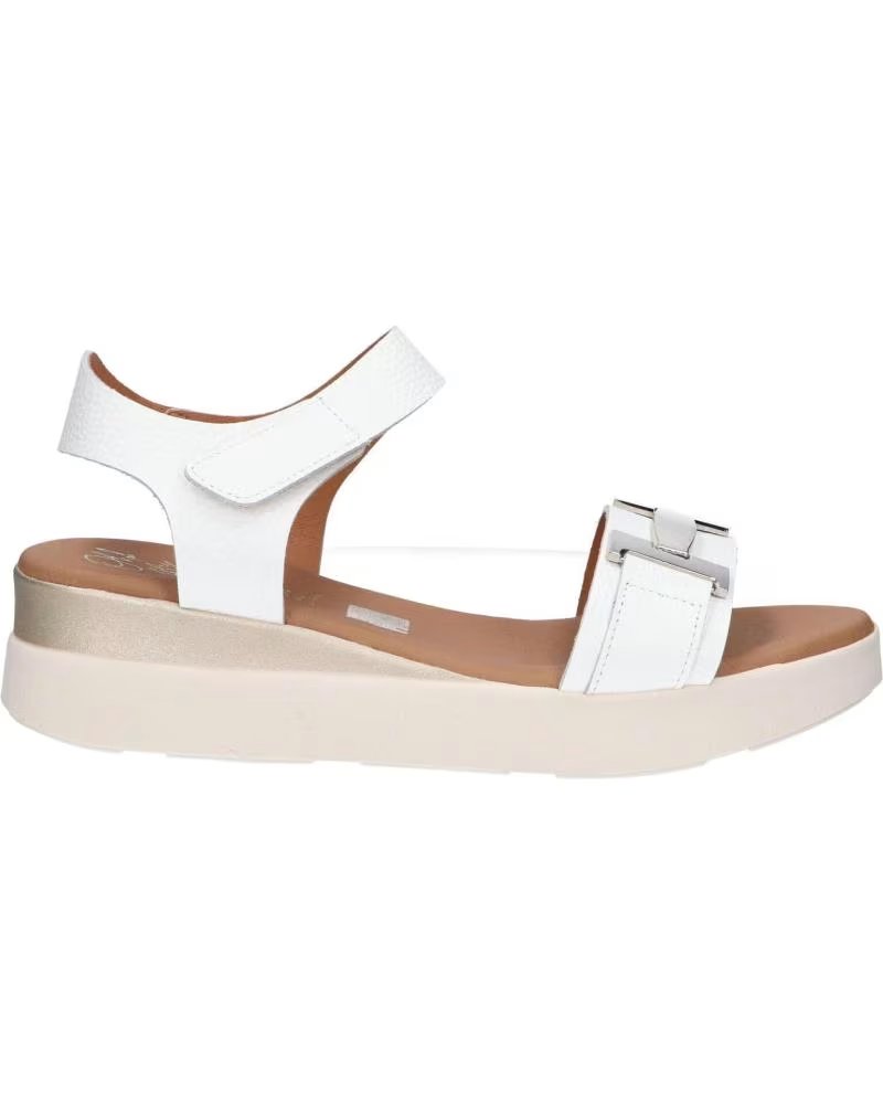 OH MY SANDALS DOYA PLATFORM SANDAL WITH VELCRO CLOSURE DOYA BLANCO