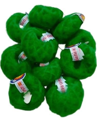 LUZ COLOR LOTE 20 OVILLOS LANA-MOHAIR 312 VERDE