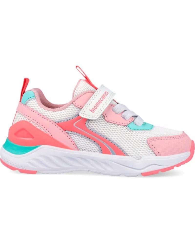 BIOMECANICS DEPORTIVA PARA NINA 262273 BIORUNNER ELASTICOS CON CIERRE AU BLANCOROSAF113
