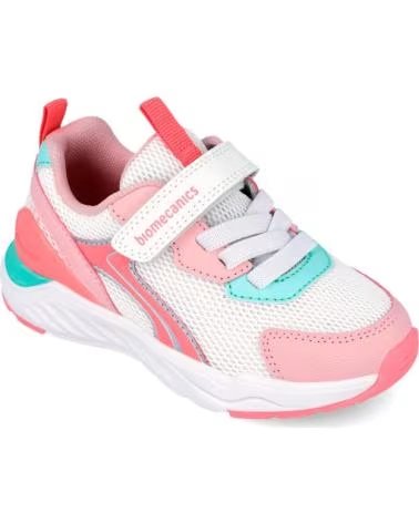 BIOMECANICS DEPORTIVA PARA NINA 262273 BIORUNNER ELASTICOS CON CIERRE AU BLANCOROSAF113