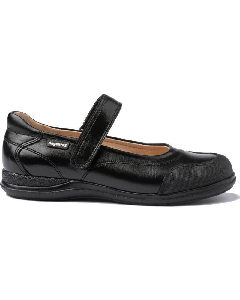 Scarpe per Bambina ANGELITOS ESCOLAR PIEL 462 NEGRO
