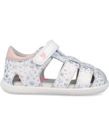 GARVALIN SANDALIAS RESPETUOSAS DE NINA 262326 ESTAMPADA BLANCOPLATAA313