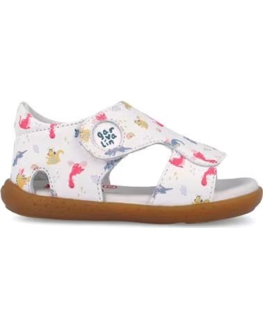 GARVALIN SANDALIAS RESPETUOSAS DE NINA 262331 ESTAMPADA BLANCOA050