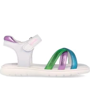 GARVALIN SANDALIAS PARA NINA 262421 CRUZADA BLANCOMULTIA310
