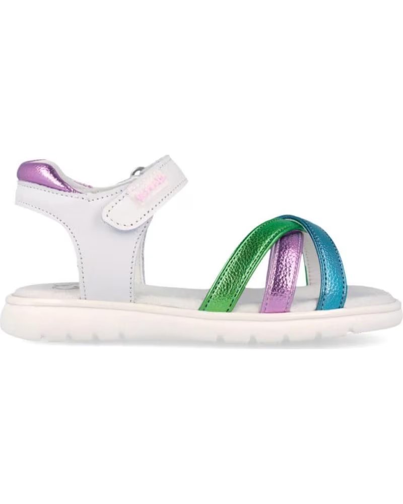GARVALIN SANDALIAS PARA NINA 262421 CRUZADA BLANCOMULTIA310