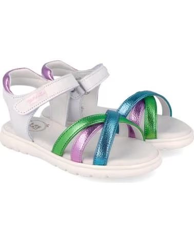 GARVALIN SANDALIAS PARA NINA 262421 CRUZADA BLANCOMULTIA310