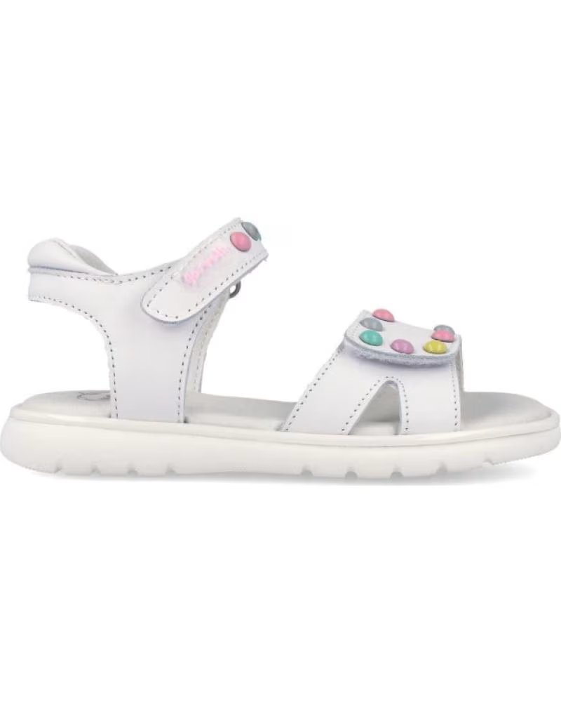 GARVALIN SANDALIAS PARA NINA 262424 TACHUELAS BLANCOA050