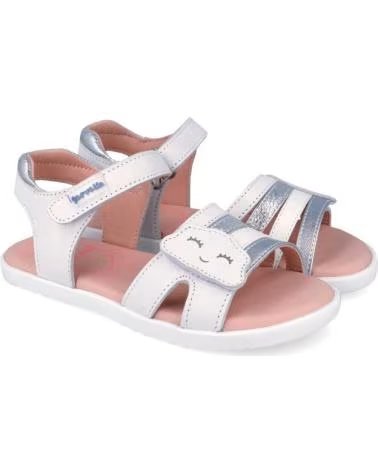 GARVALIN SANDALIAS NINA MODELO 262431G COLOR BLANCO BLNPLTA