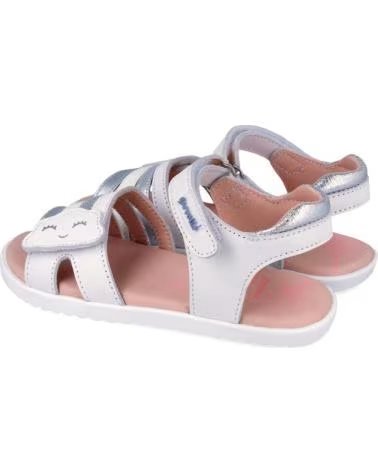 GARVALIN SANDALIAS NINA MODELO 262431G COLOR BLANCO BLNPLTA